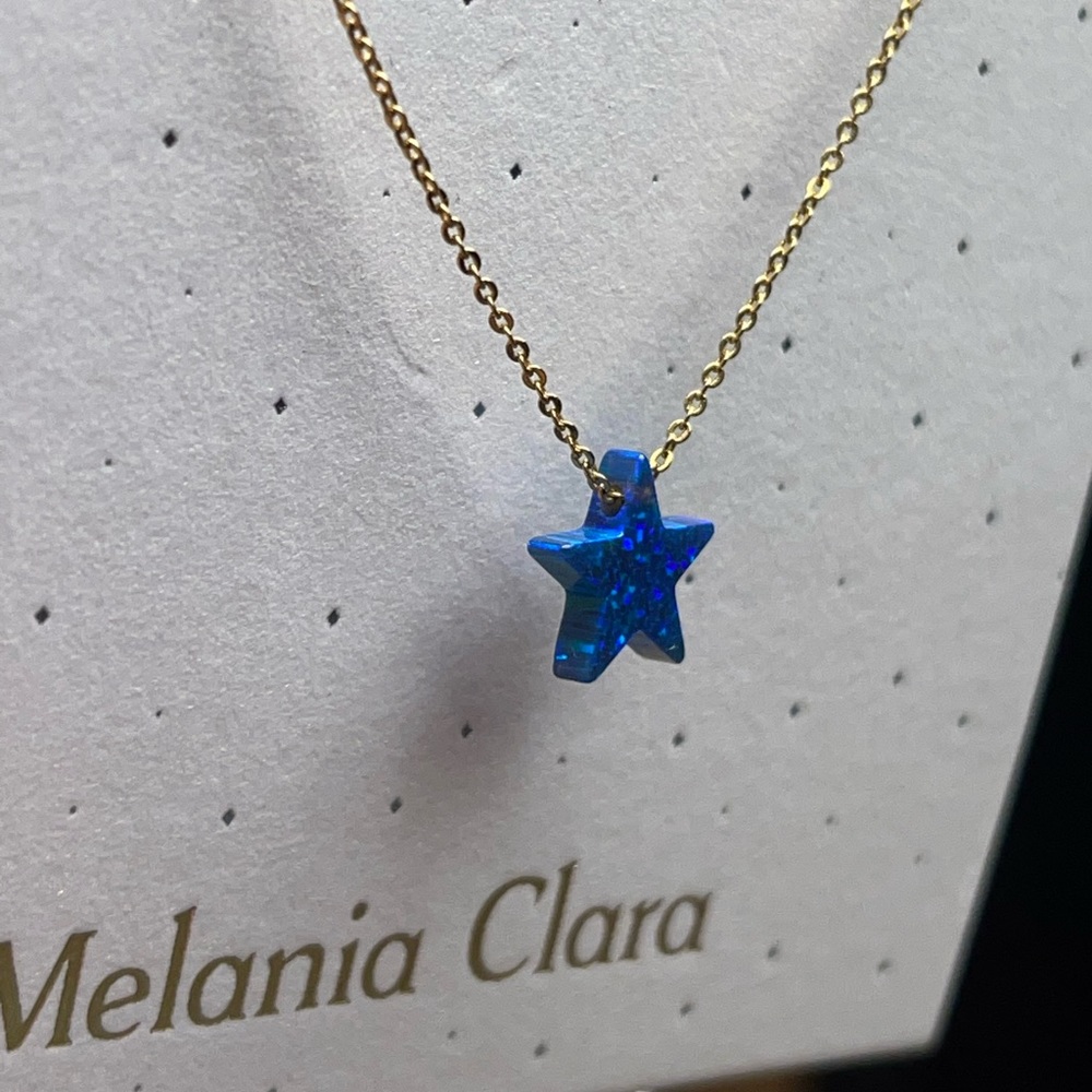 Melania Clara Milky Way necklace NIB
